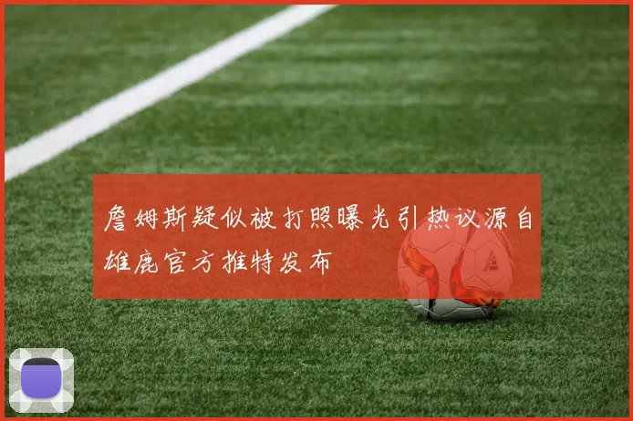 詹姆斯疑似被打照曝光引热议源自雄鹿官方推特发布